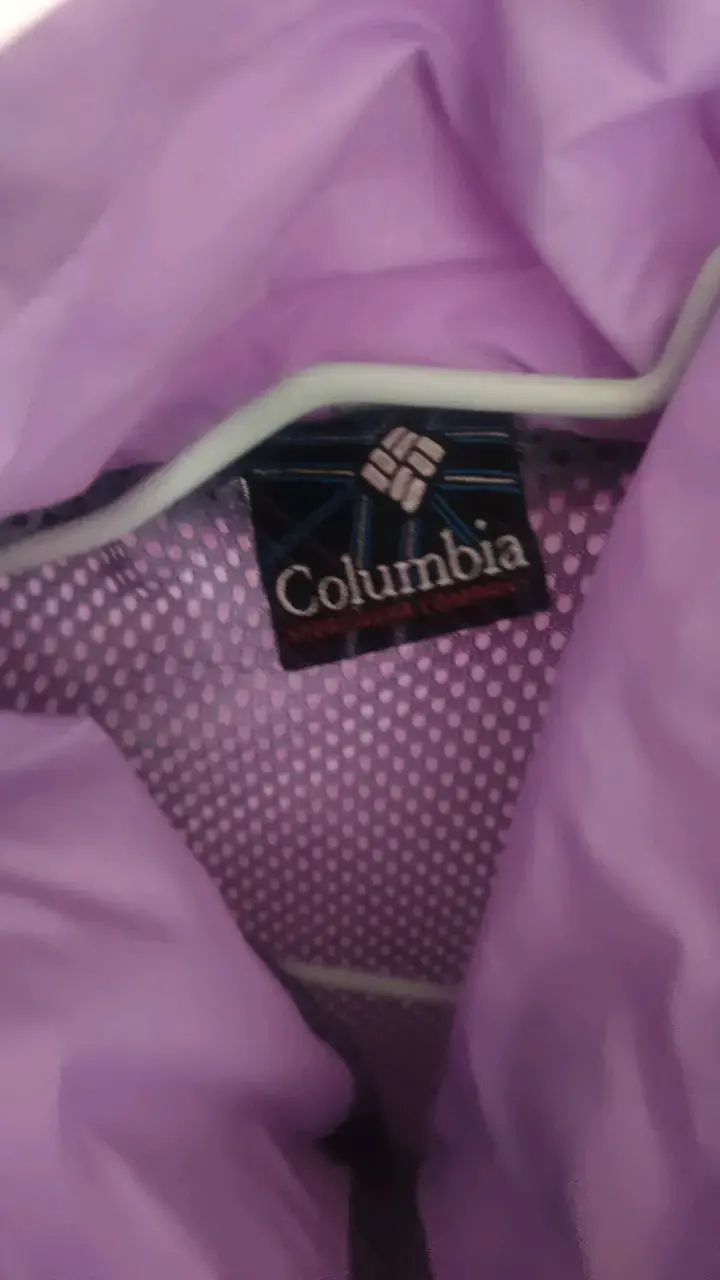 Chaqueta impermeable Columbia morada para mujer - 2