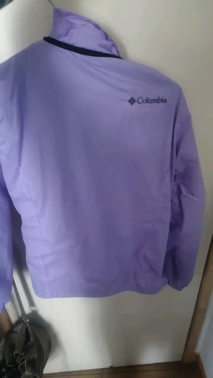Chaqueta impermeable Columbia morada para mujer - 4