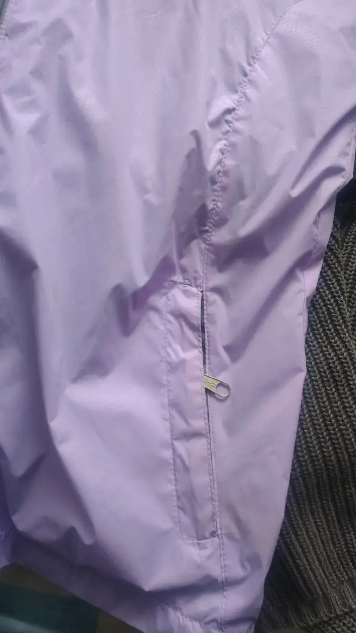 Chaqueta impermeable Columbia morada para mujer - 5