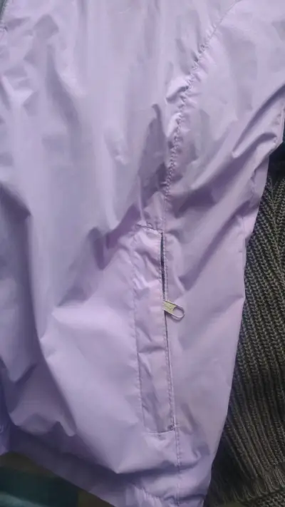 Chaqueta impermeable Columbia morada para mujer - miniatura 5