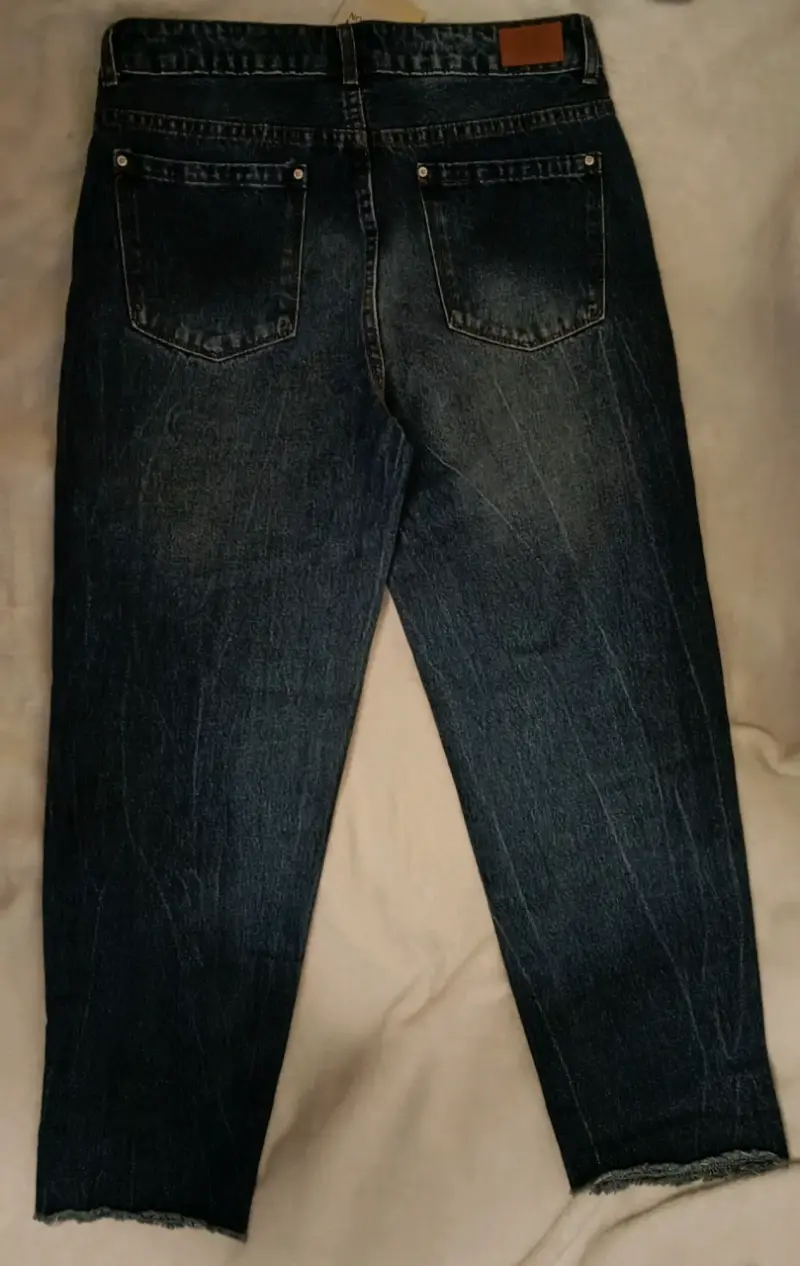 Jeans de mezclilla azul Opposite para mujer - 3
