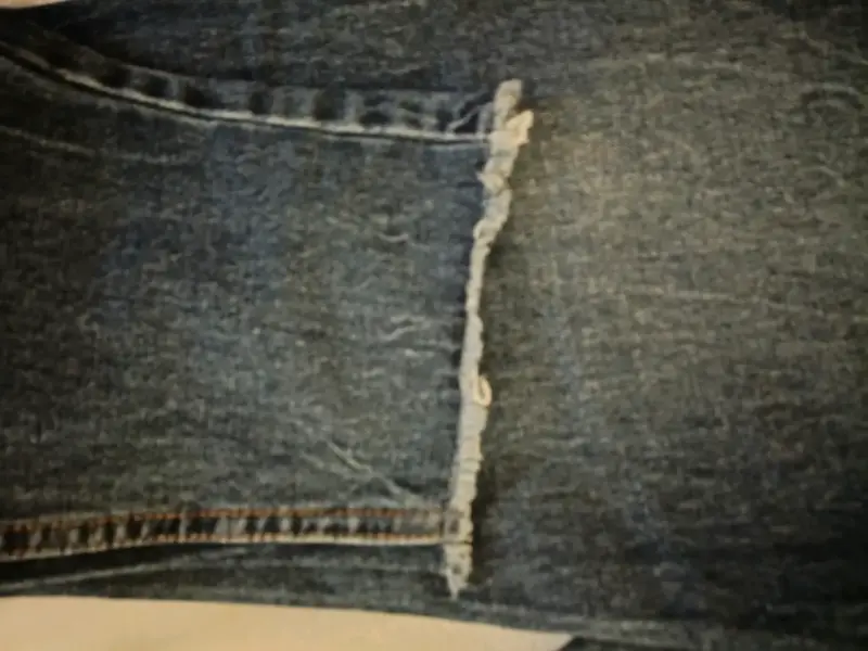 Jeans de mezclilla azul Opposite para mujer - 4