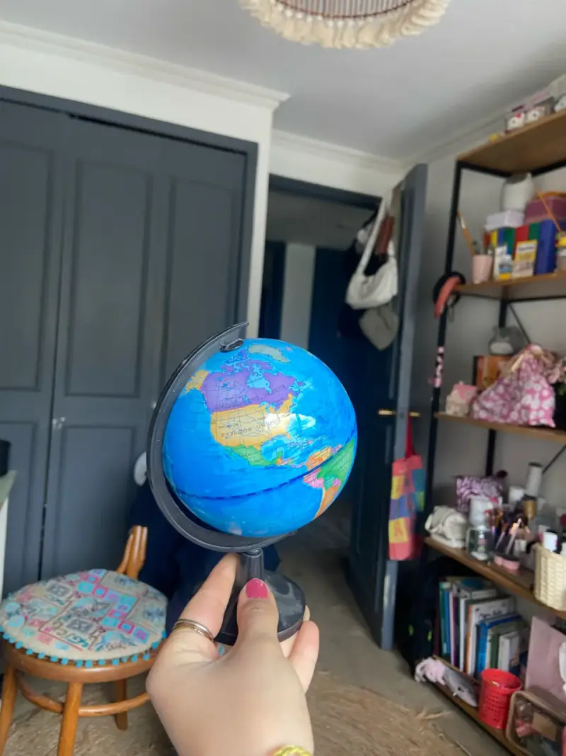 Globo terráqueo pequeño educativo - 2