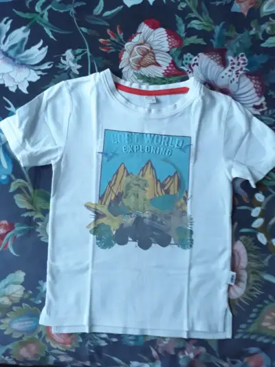 Polera infantil Lost World blanca - miniatura 1