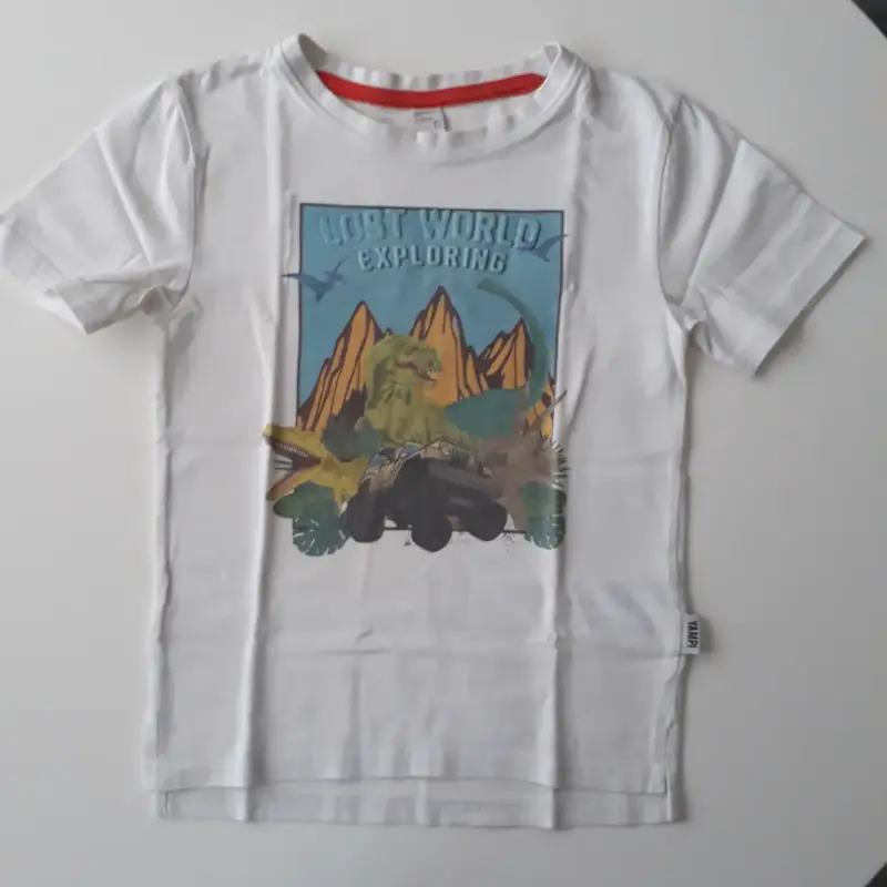 Polera infantil Lost World blanca - 3