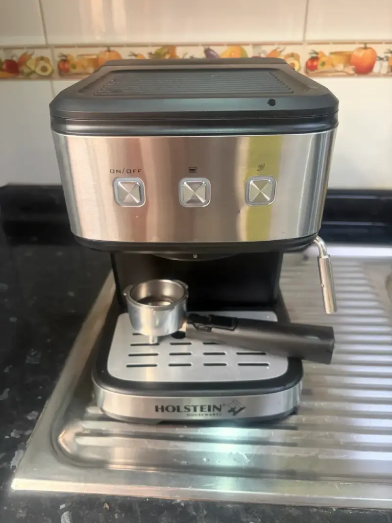Cafetera espresso Holstein de acero inoxidable - 1