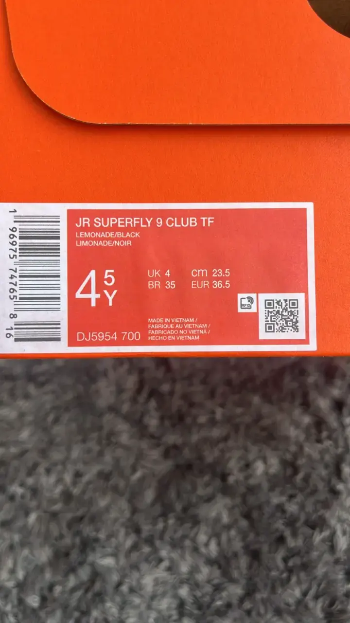 Nike Jr Superfly Club Tf Talla 36,5/23,5CM - 6