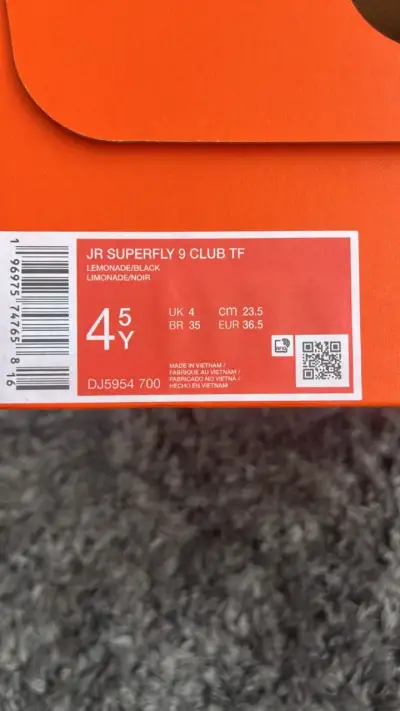 Nike Jr Superfly Club Tf Talla 36,5/23,5CM - miniatura 6
