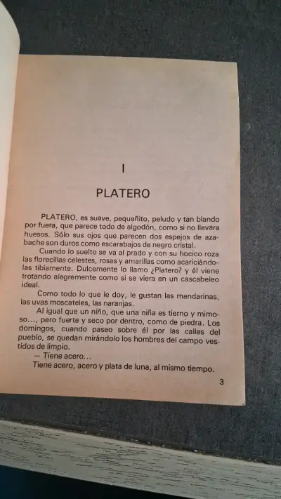 Libro Platero y Yo de Juan Ramón Jiménez - miniatura 4
