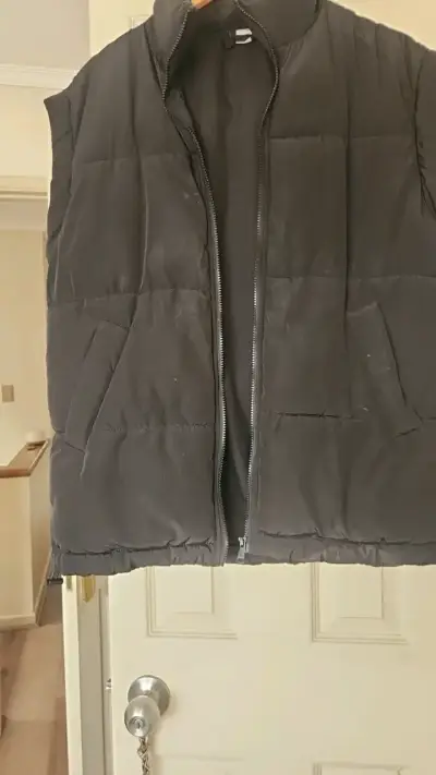 Chaqueta acolchado oversizenegro H&M para mujer - miniatura 1
