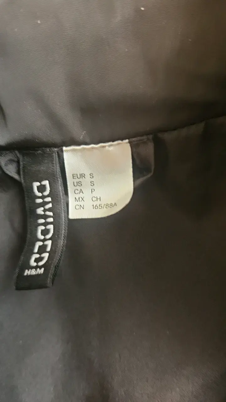 Chaqueta acolchado oversizenegro H&M para mujer - 2