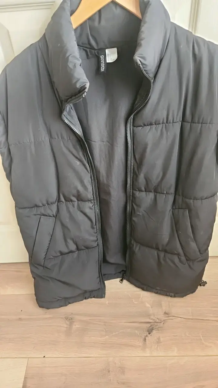 Chaqueta acolchado oversizenegro H&M para mujer - 3