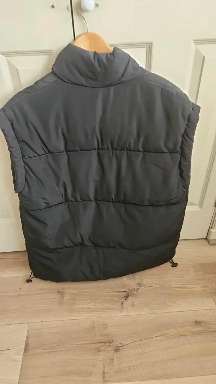 Chaqueta acolchado oversizenegro H&M para mujer - 4