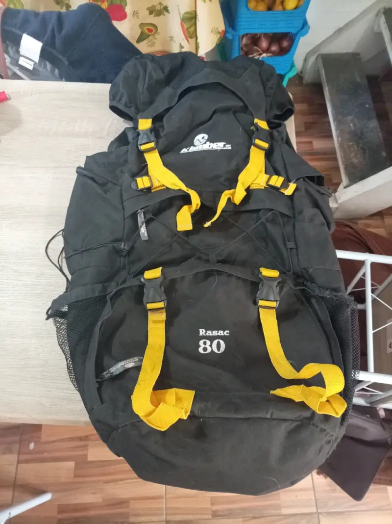 Mochila de Montaña Klimber Rasac 80L Negra - 4