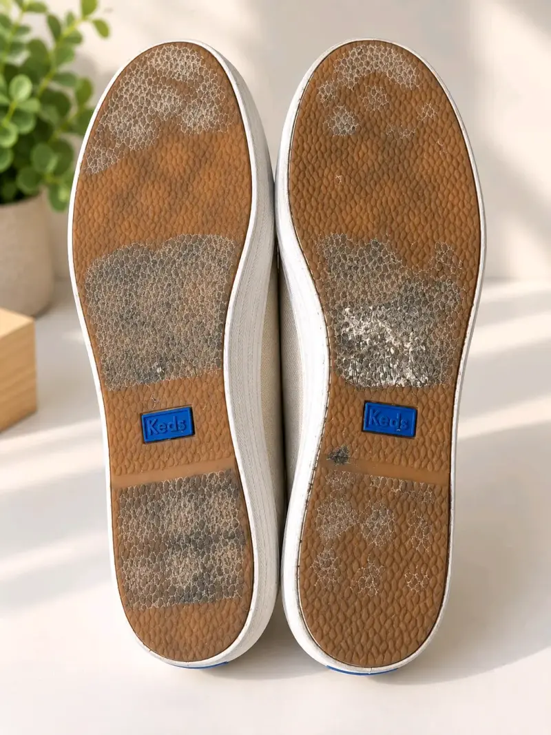Zapatillas beige sin cordones Keds casuales - 5
