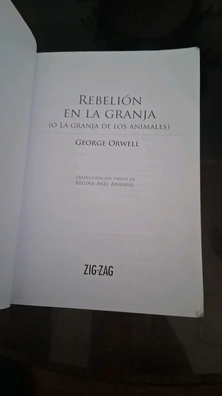 Libro Rebelión en la Granja de George Orwell - 3