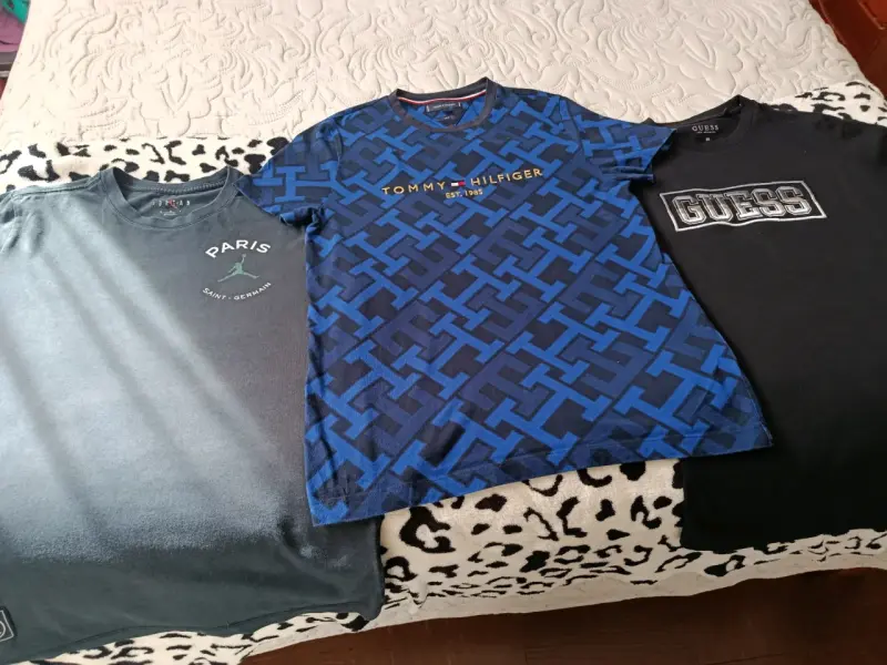 Pack de poleras Guess, Tommy Hilfiger y Jordan - 6