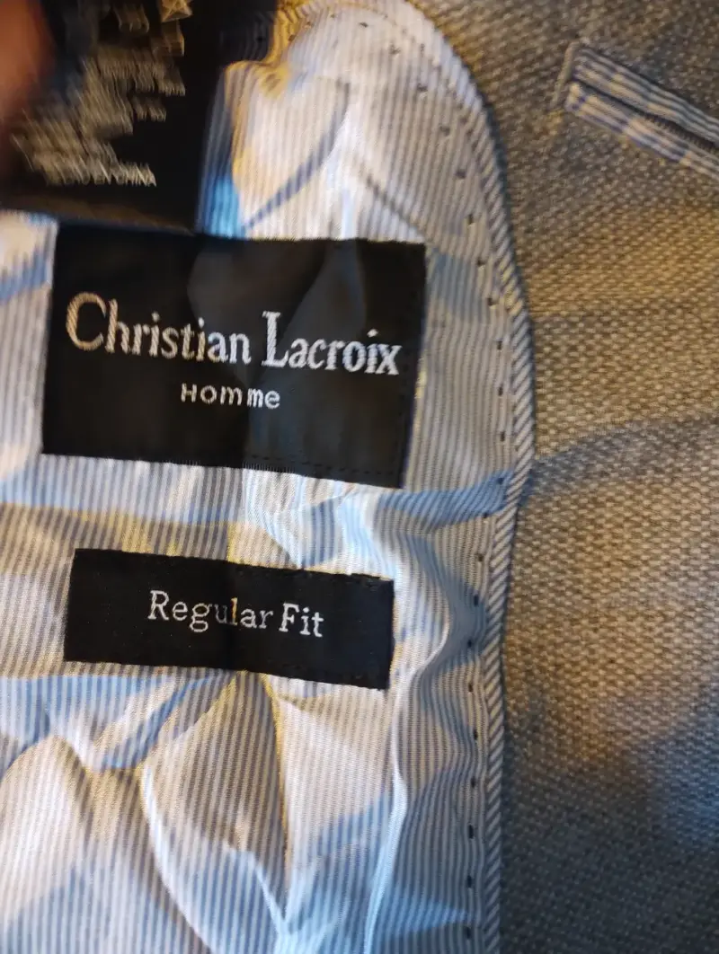 Blazer gris para hombre Christian Lacroix - 5