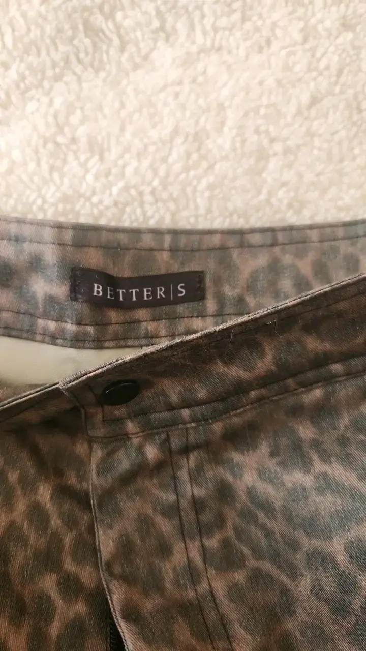 Pantalones cargo estampado leopardo Better's - 3