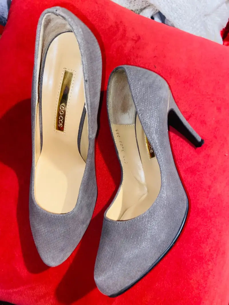 Zapatos de Tacón Alto Grises Go-ccé Elegantes - 3