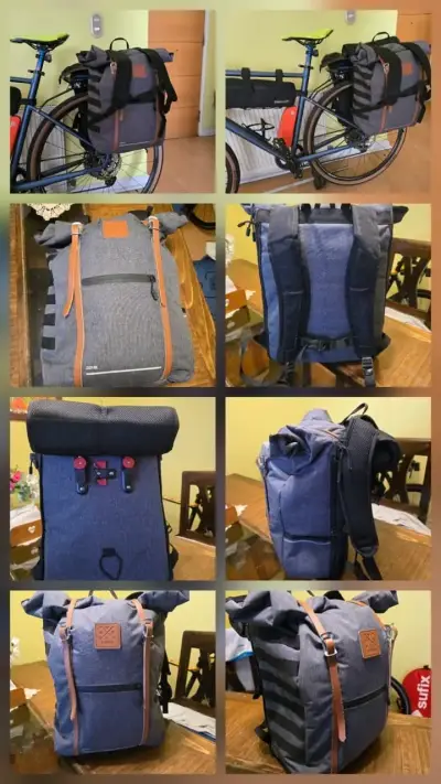 Mochila para bicicleta con correas ajustables - miniatura 2