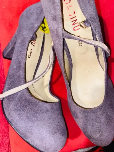 Zapatos de tacón alto gris Dasinu para mujer - miniatura 4