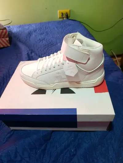 Zapatillas blancas Le Coq Sportif de caña alta - miniatura 1