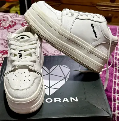 Zapatillas blancas de plataforma C/MORAN - miniatura 1
