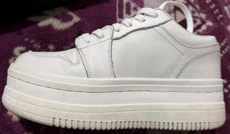 Zapatillas blancas de plataforma C/MORAN - 2