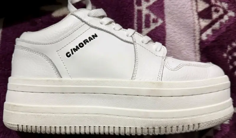 Zapatillas blancas de plataforma C/MORAN - 4