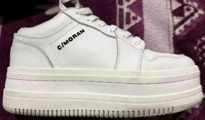 Zapatillas blancas de plataforma C/MORAN - miniatura 4