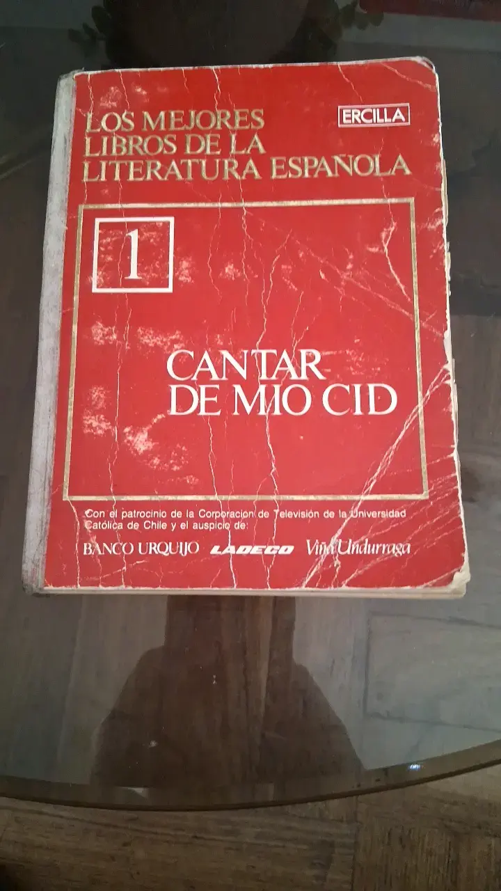 Libro Cantar de Mio Cid Ercilla usado - 1