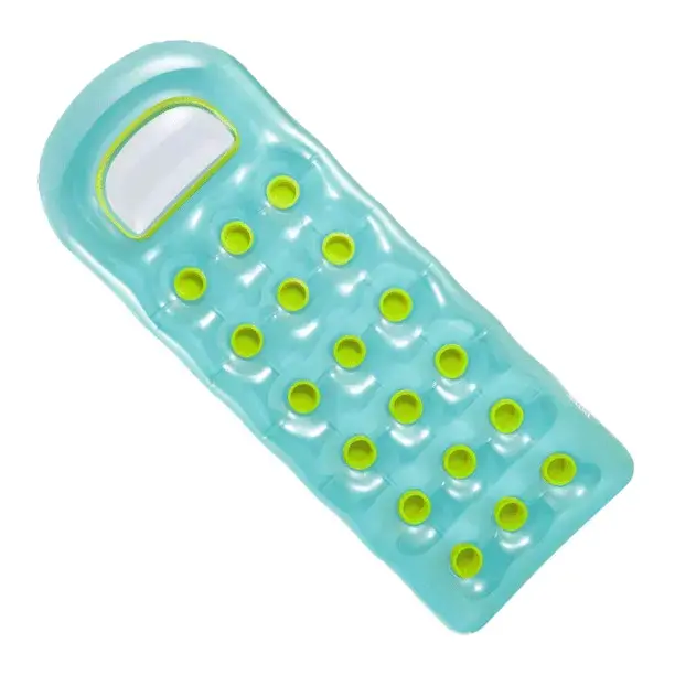 Colchón inflable de piscina Intex azul con verde - 2