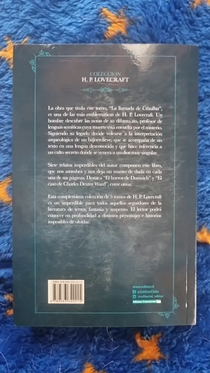 Libro La Llamada de Cthulhu de H.P. Lovecraft - 3
