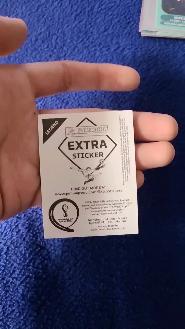 Lámina Panini Extra Sticker Almôez Ali Leyenda - 3