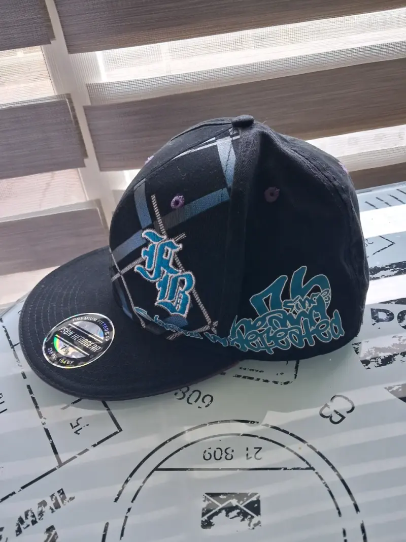 Gorra negra FSBN Headgear con diseño bordado - 2