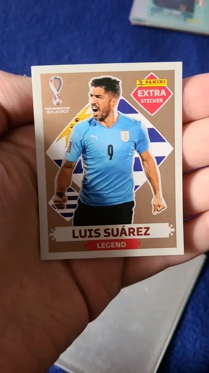 Lámina Panini Extra Sticker luis suarez Leyenda - 2