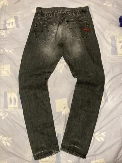 Jeans Parasuco gris oscuro con detalles - miniatura 2