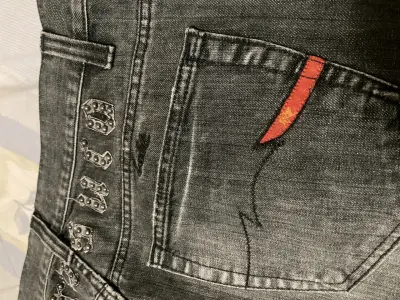 Jeans Parasuco gris oscuro con detalles - miniatura 5
