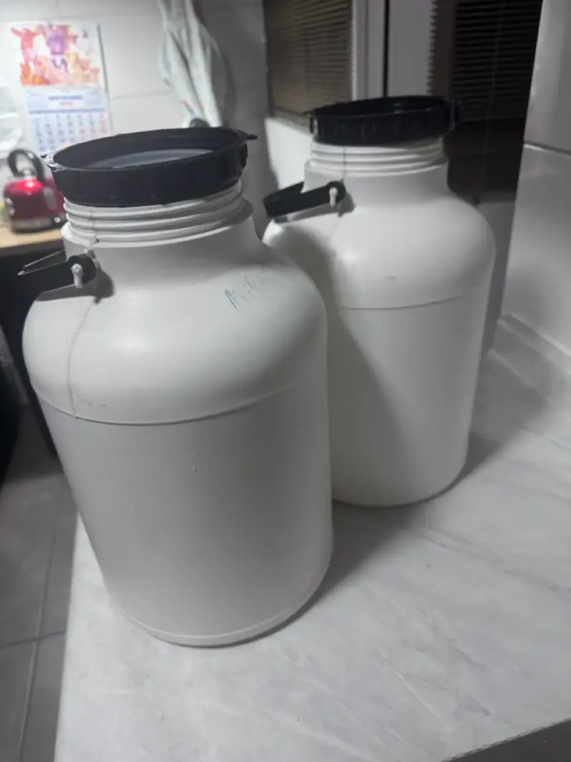 2 Bidones de plástico Copihue 10L con tapa - 2