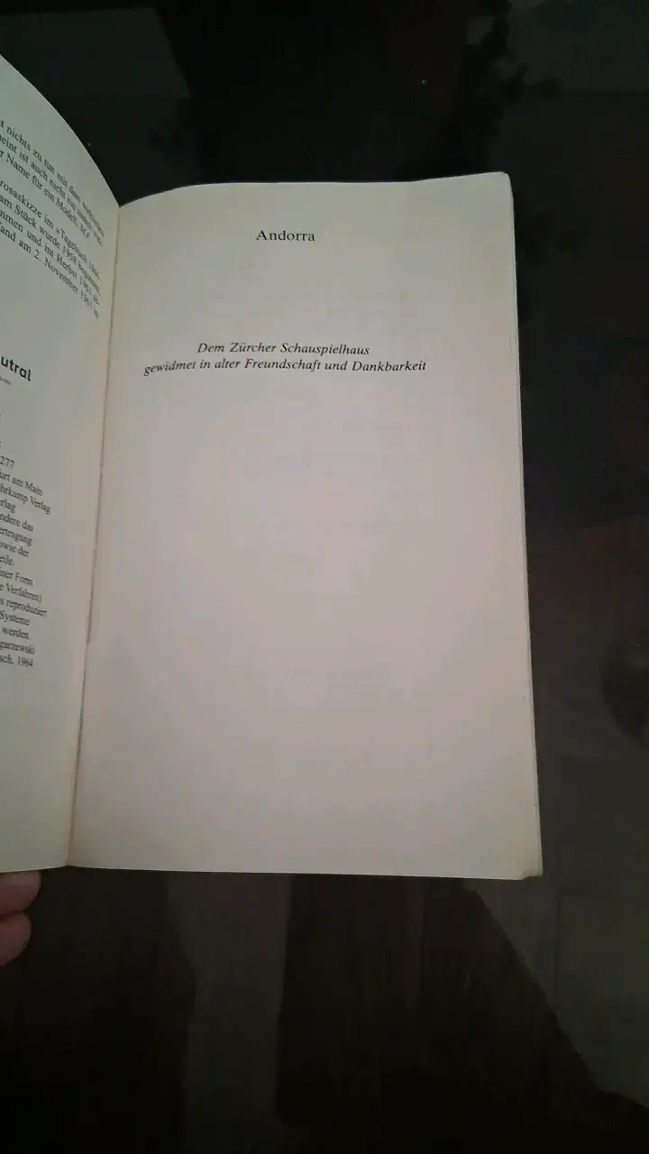 Libro 'Andorra' de Max Frisch en alemán - 4