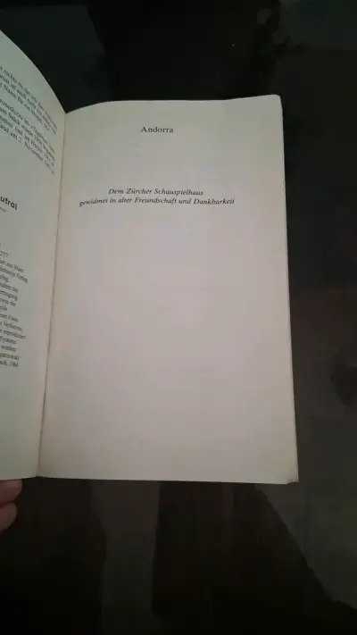 Libro 'Andorra' de Max Frisch en alemán - miniatura 4