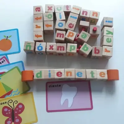 Bloques de madera educativos para niños - miniatura 1