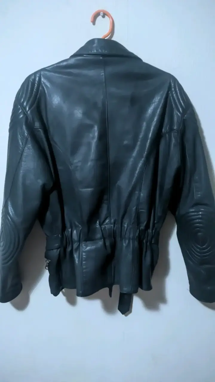 Chaqueta de cuero negra para Mujer - 3