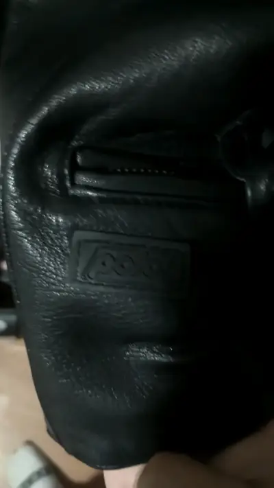 Chaqueta de cuero negra para Mujer - miniatura 6