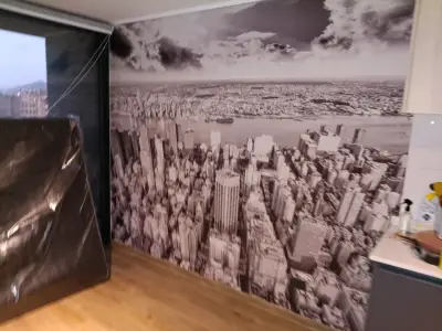 Se hacen instalación de papel mural y pintura - miniatura 3