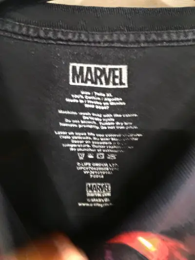 Polera Marvel Deadpool Negra Talla XL - miniatura 3