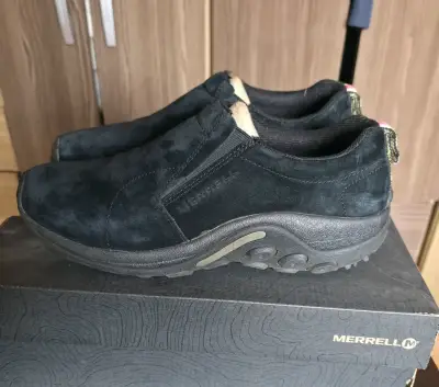 Zapatos Merrell Jungle Moc negros para hombre - miniatura 2