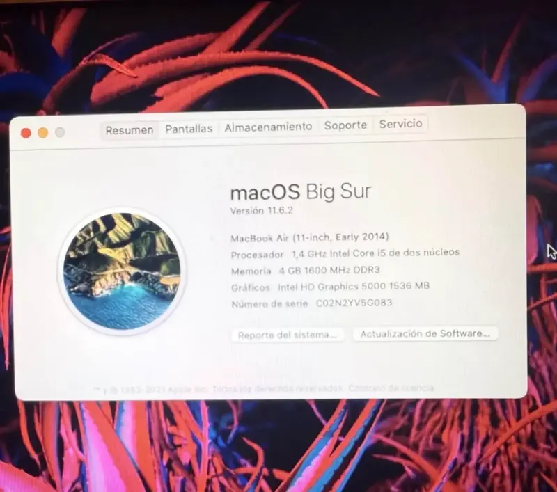 MacBook Air 11 pulgadas Early 2014 en buen estado - 5