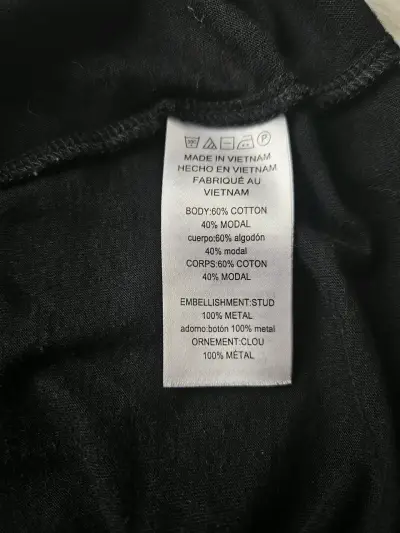 Polera negra Michael Kors con hombros descubiertos - miniatura 5